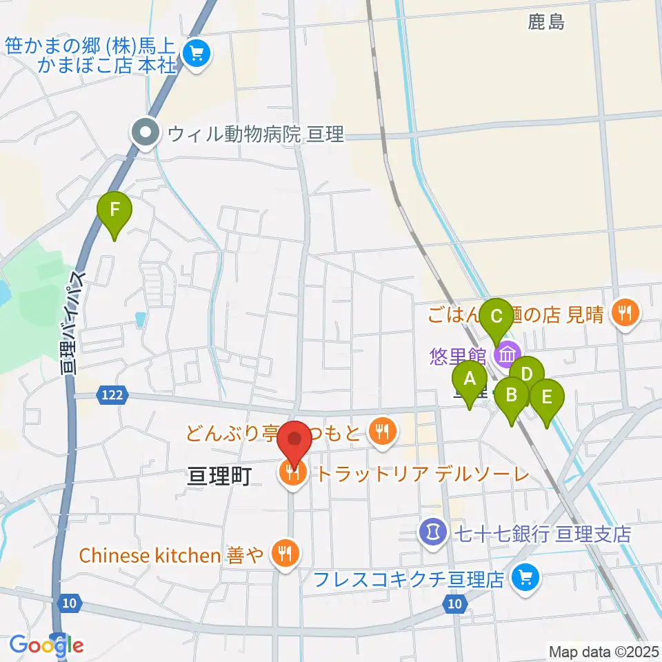 オアシス楽器 亘理店周辺の駐車場・コインパーキング一覧地図