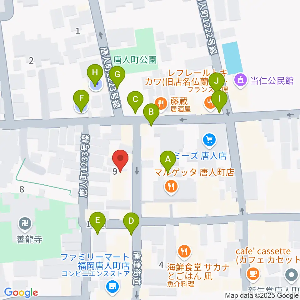 クラングピアノ教室周辺の駐車場・コインパーキング一覧地図