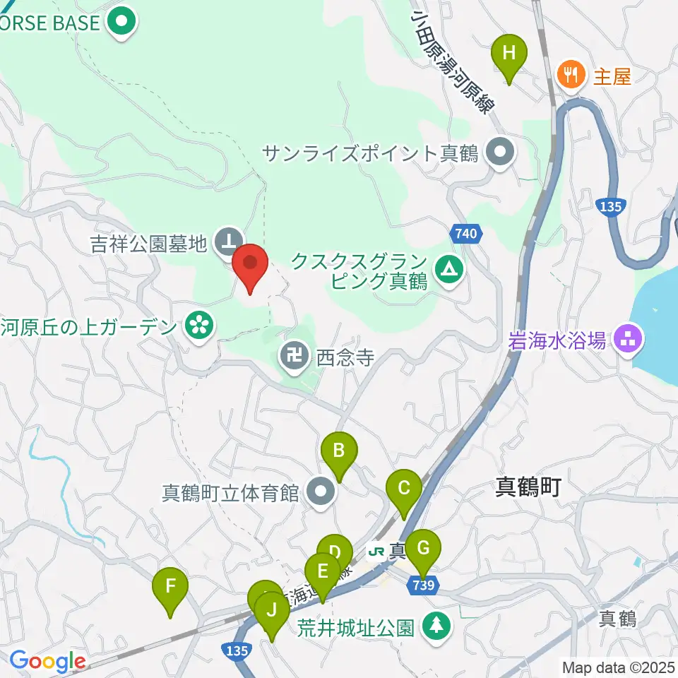 檜チャリティコンサートホール周辺の駐車場・コインパーキング一覧地図