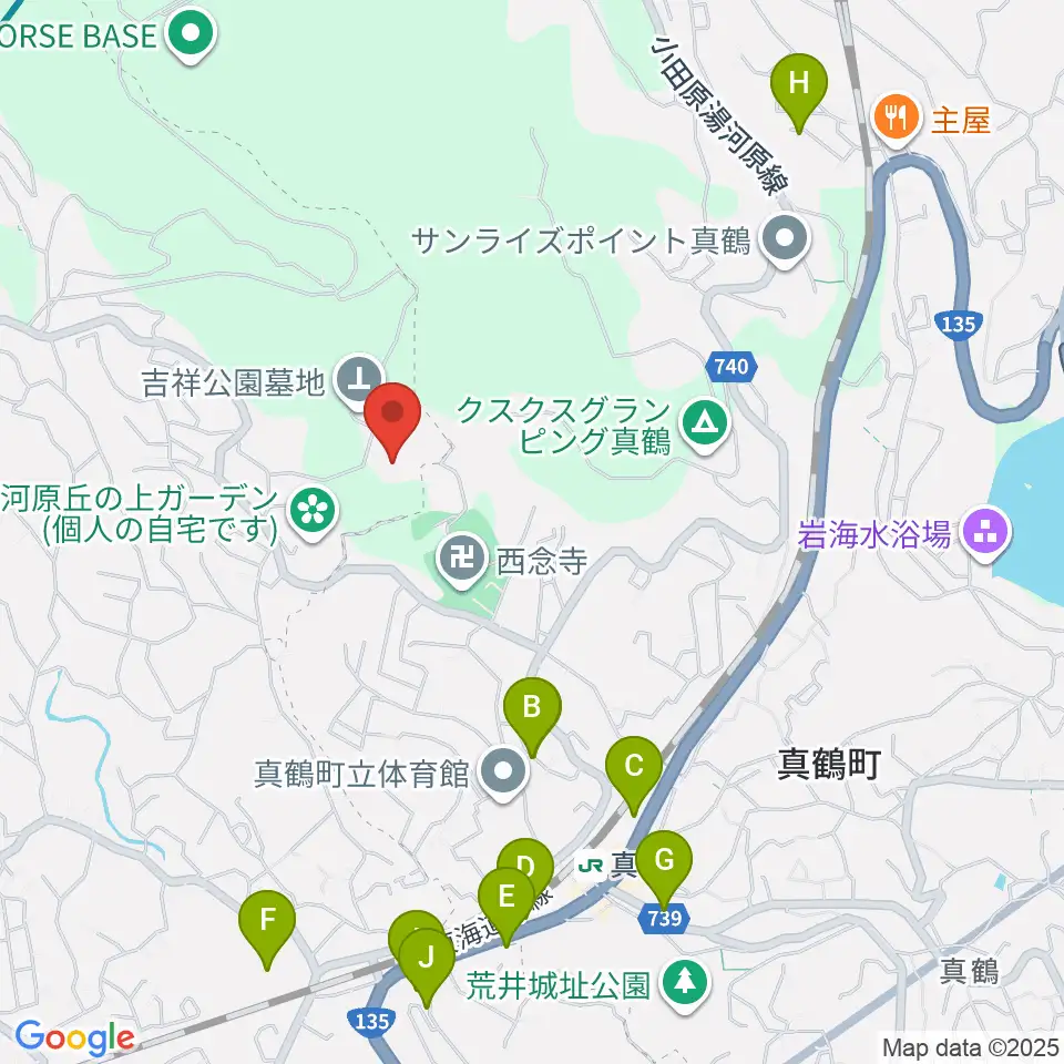 檜チャリティコンサートホール周辺の駐車場・コインパーキング一覧地図