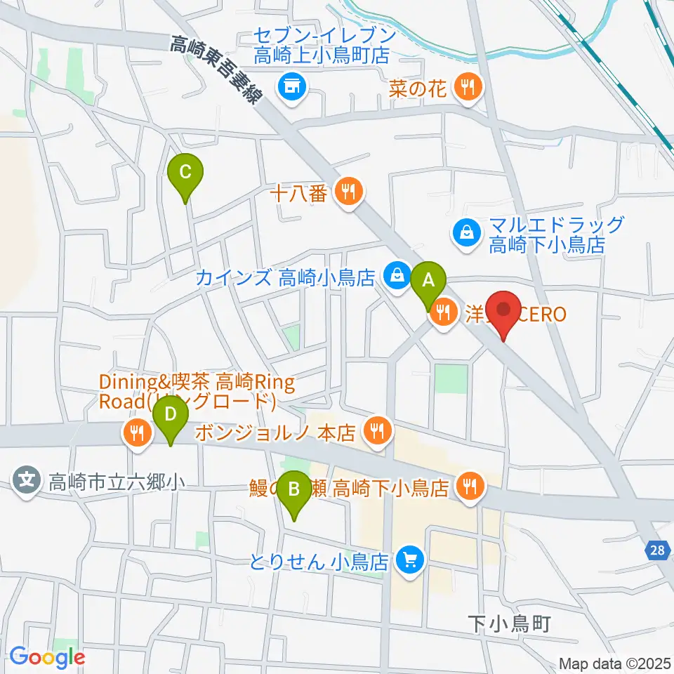 アトリエミストラル周辺の駐車場・コインパーキング一覧地図
