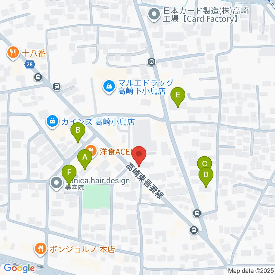 アトリエミストラル周辺の駐車場・コインパーキング一覧地図