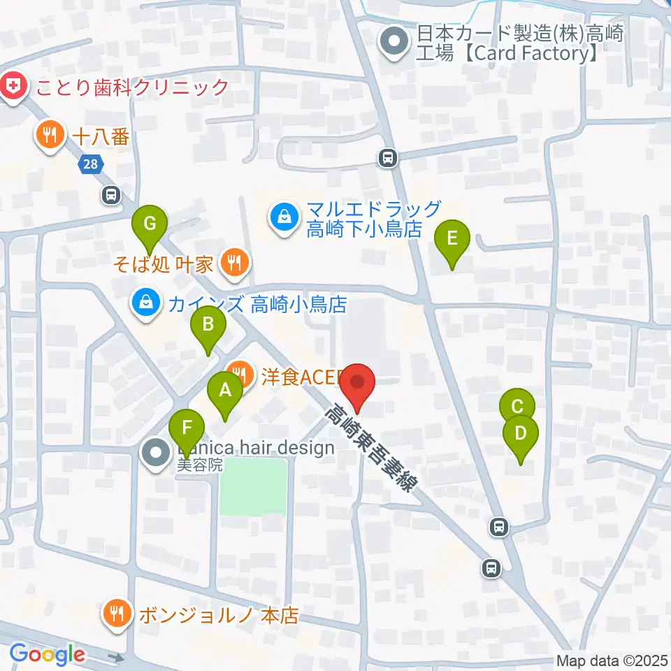 アトリエミストラル周辺の駐車場・コインパーキング一覧地図