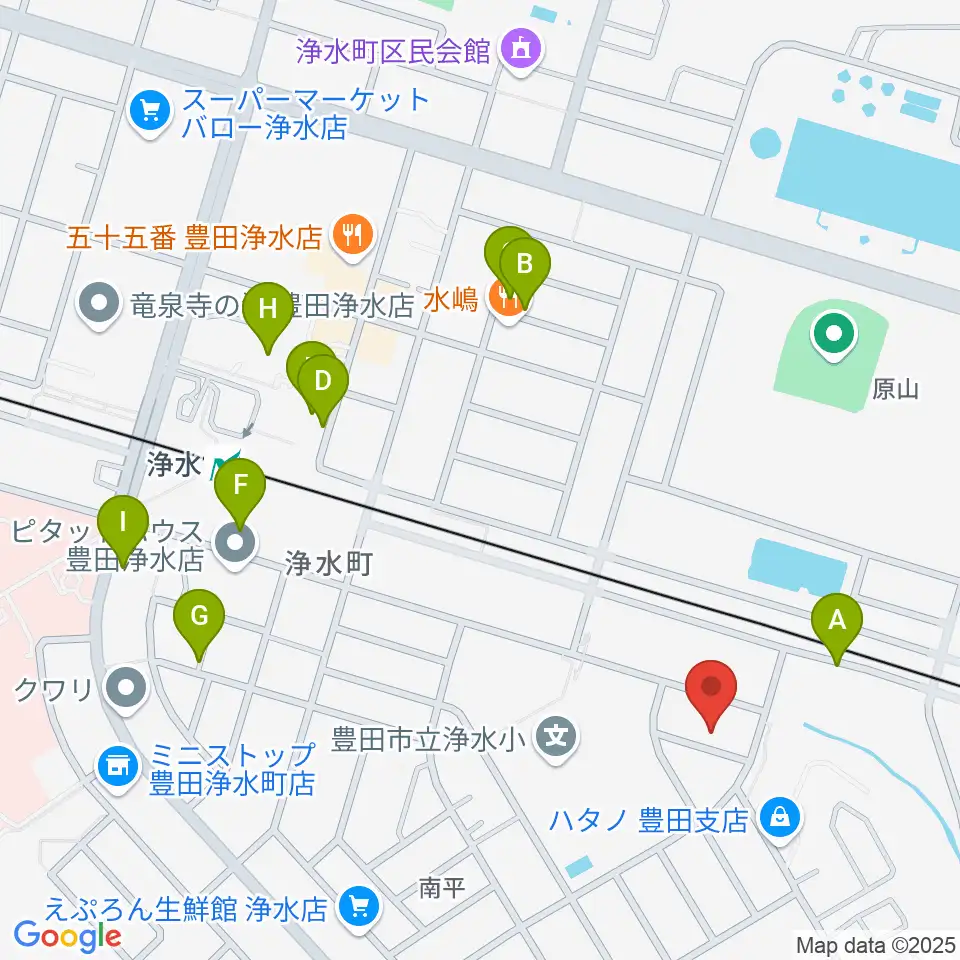 ピアチェーレ周辺の駐車場・コインパーキング一覧地図