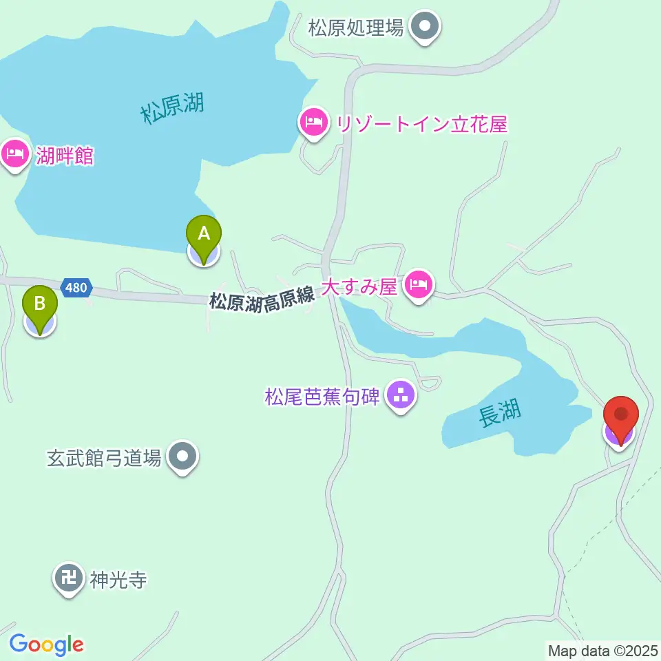 小海町音楽堂 ヤルヴィホール周辺の駐車場・コインパーキング一覧地図