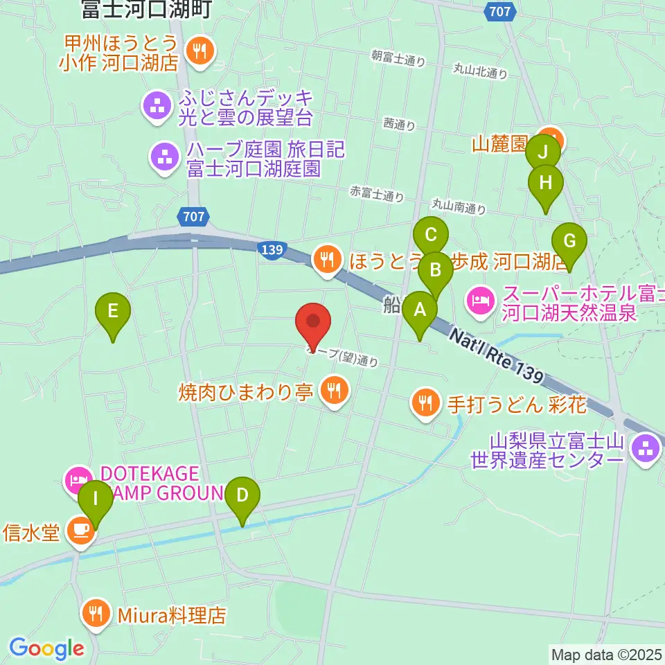 FMふじやま周辺の駐車場・コインパーキング一覧地図