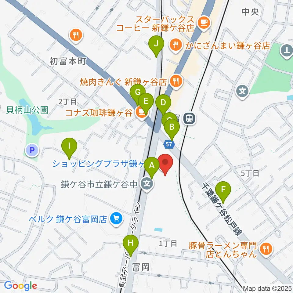 きらり鎌ケ谷市民会館・きらりホール周辺の駐車場・コインパーキング一覧地図