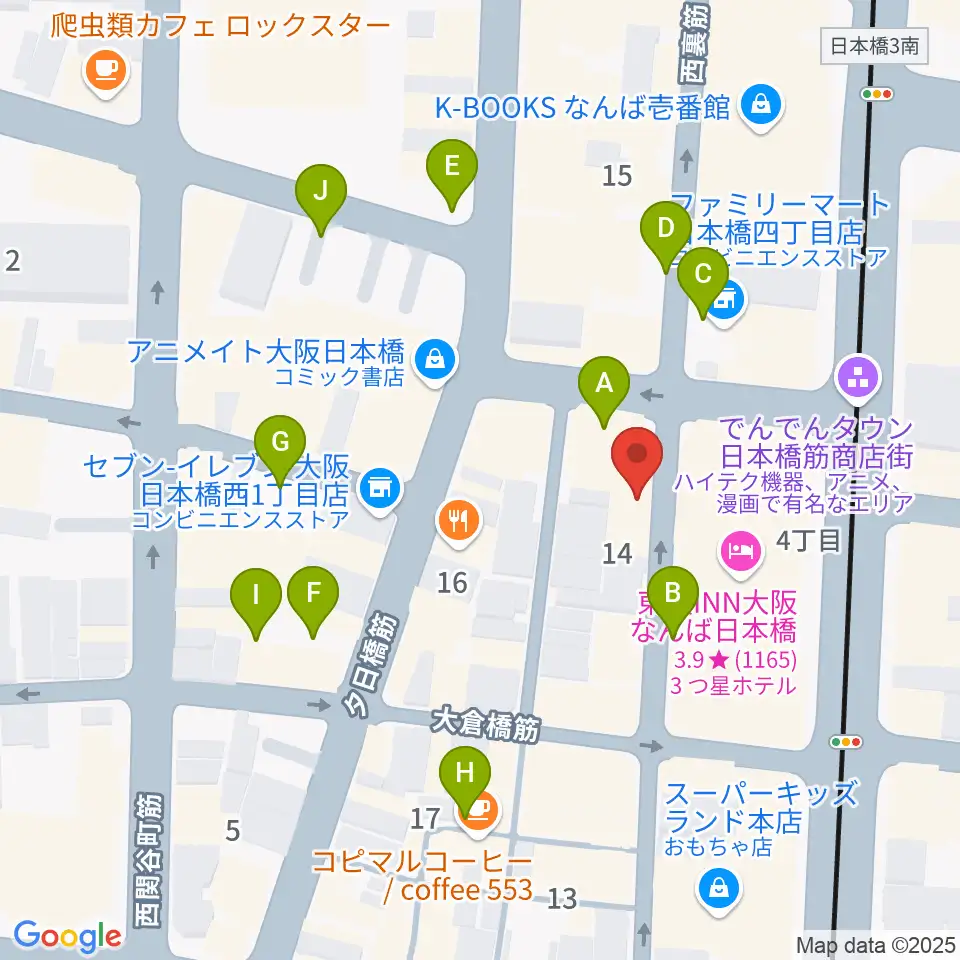 日本橋ポルックスシアター周辺の駐車場・コインパーキング一覧地図