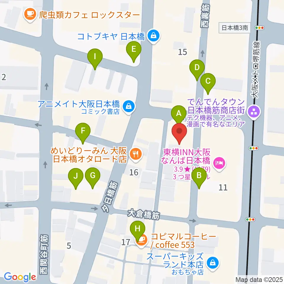 日本橋ポルックスシアター周辺の駐車場・コインパーキング一覧地図