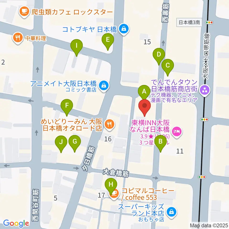 日本橋ポルックスシアター周辺の駐車場・コインパーキング一覧地図