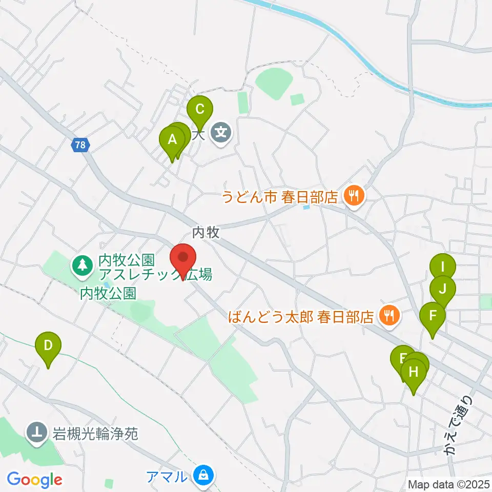 シオンピアノ工房周辺の駐車場・コインパーキング一覧地図