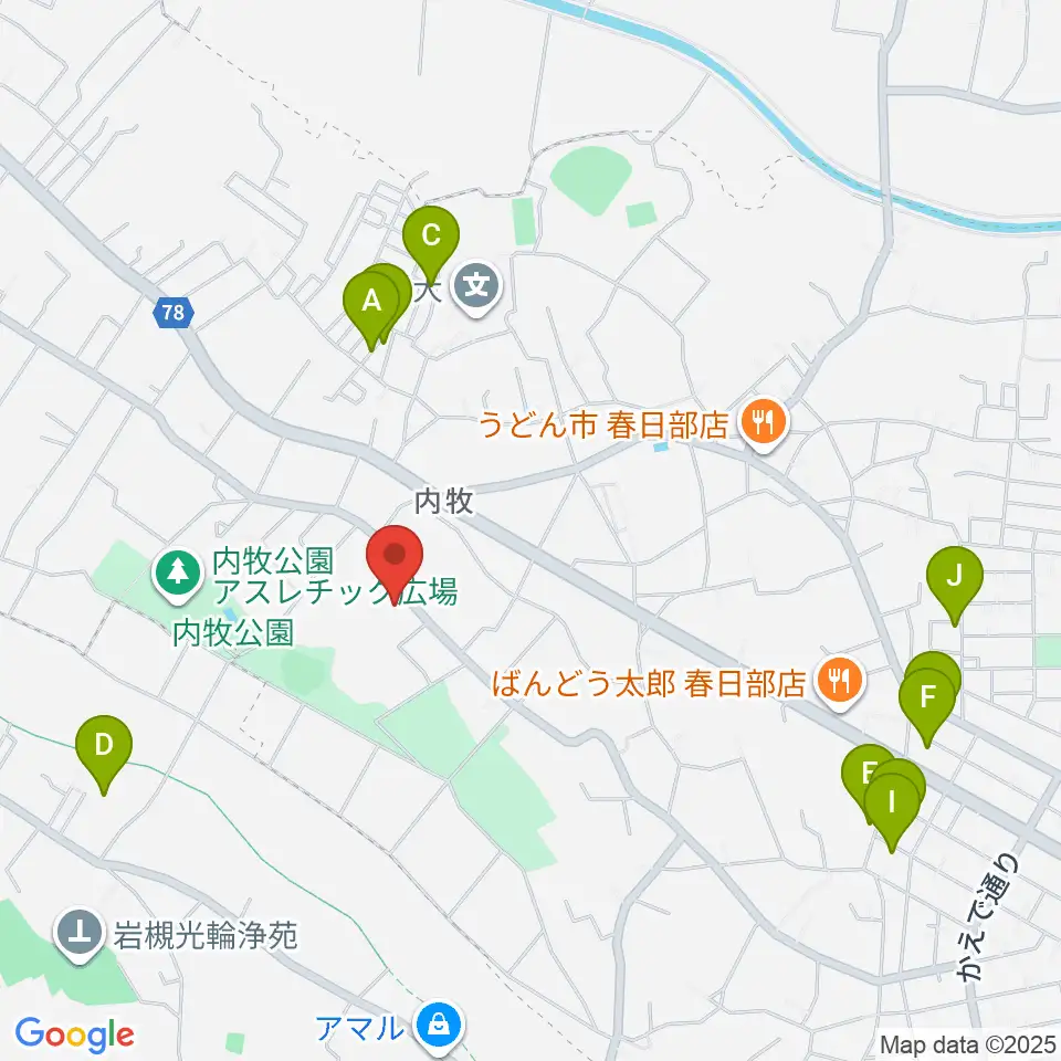 シオンピアノ工房周辺の駐車場・コインパーキング一覧地図