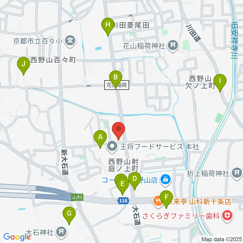 森田ピアノ工房周辺の駐車場・コインパーキング一覧地図
