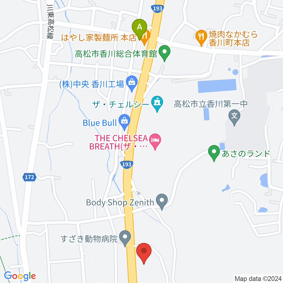 ビズホール周辺の駐車場・コインパーキング一覧地図