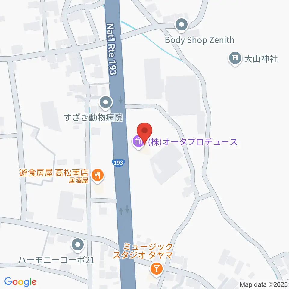 ビズホール周辺の駐車場・コインパーキング一覧地図