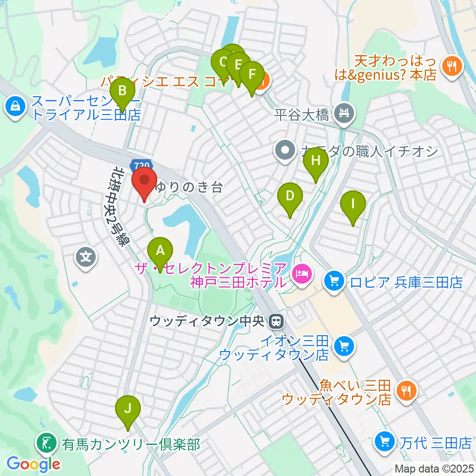 リーフホール周辺の駐車場・コインパーキング一覧地図