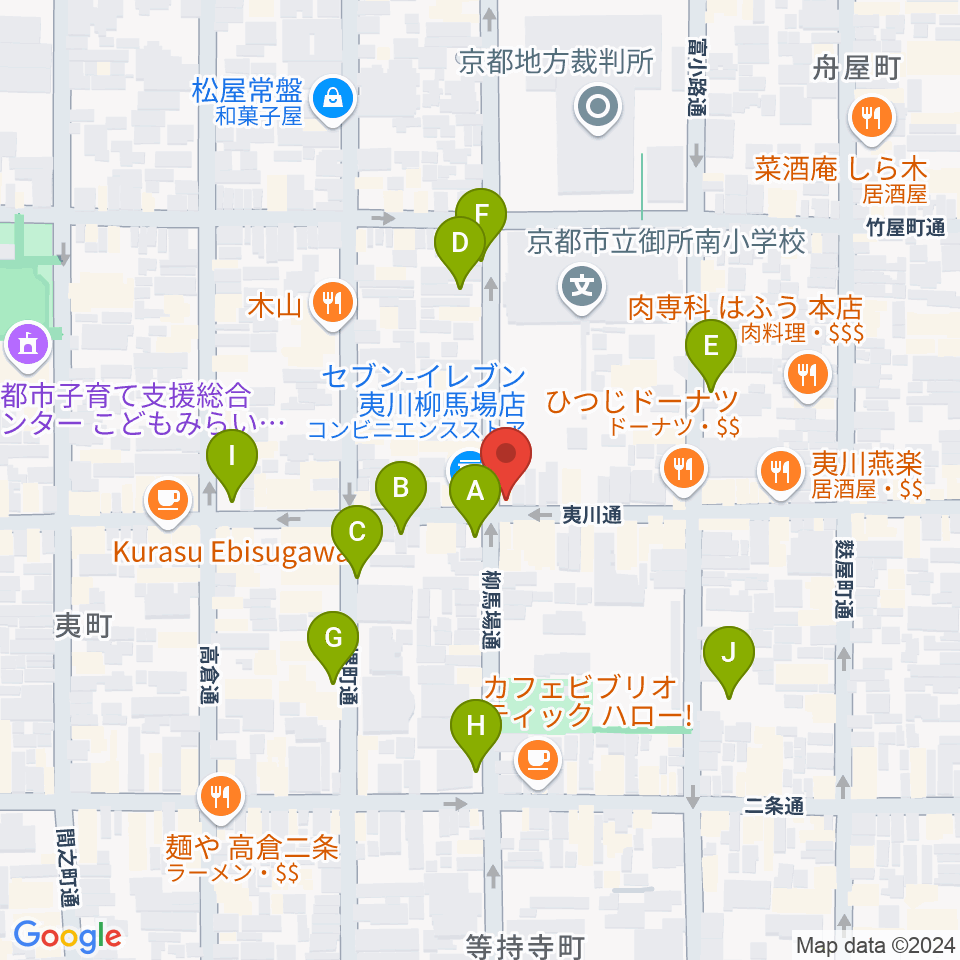 カフェ・モンタージュ周辺の駐車場・コインパーキング一覧地図