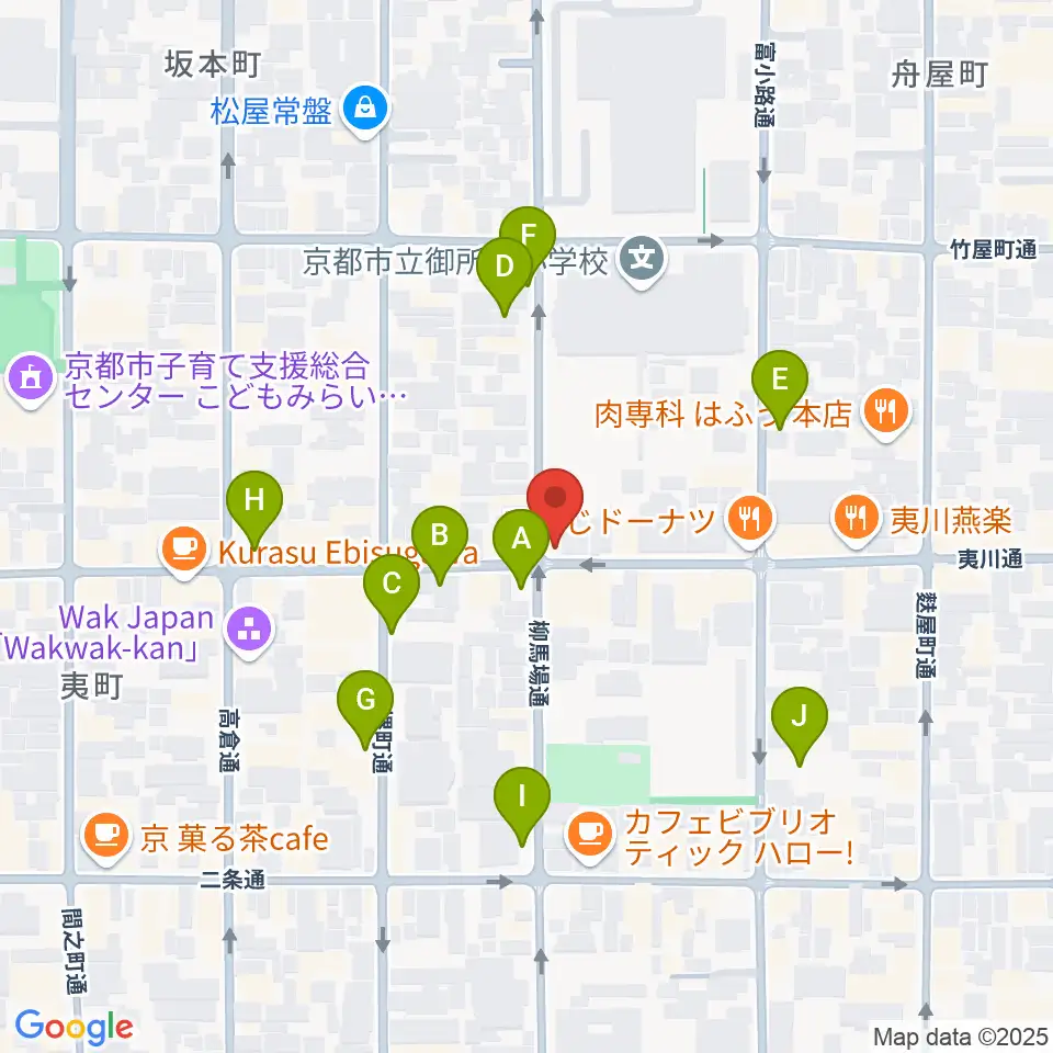 カフェ・モンタージュ周辺の駐車場・コインパーキング一覧地図