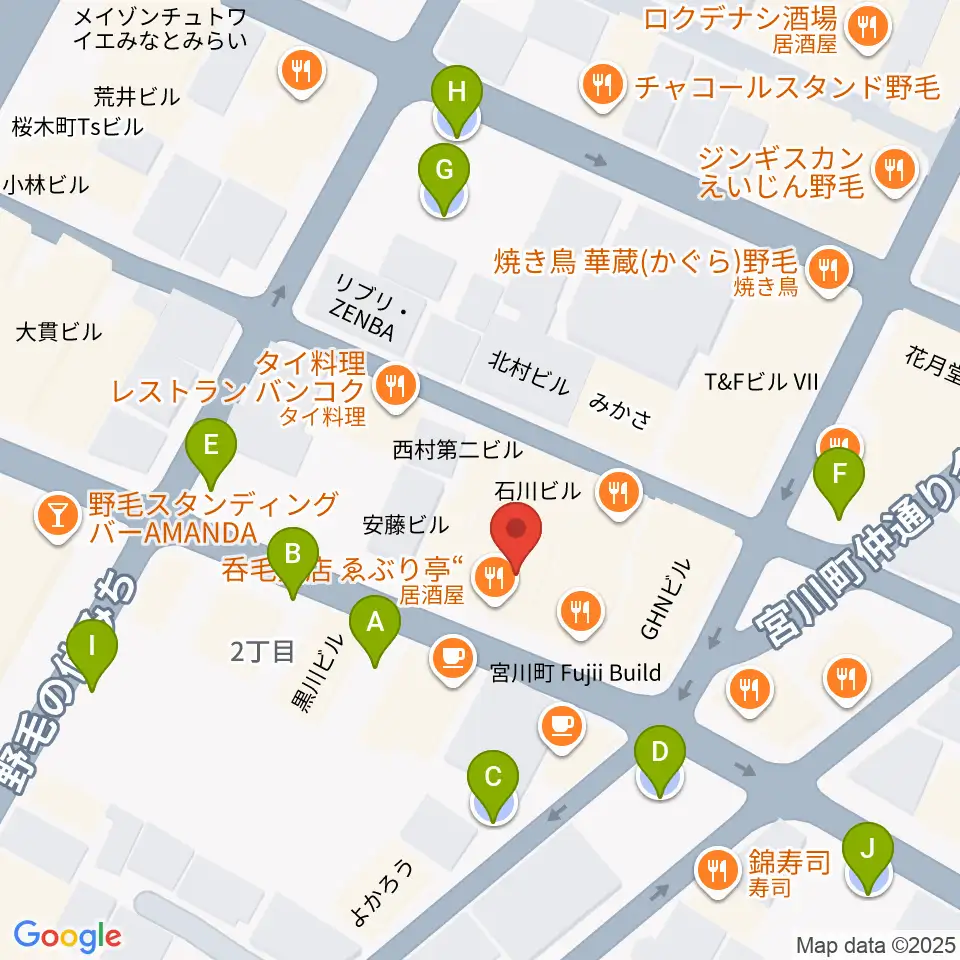 Jazz Spot DOLPHY周辺の駐車場・コインパーキング一覧地図