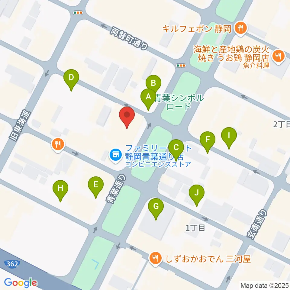江崎ホール周辺の駐車場・コインパーキング一覧地図
