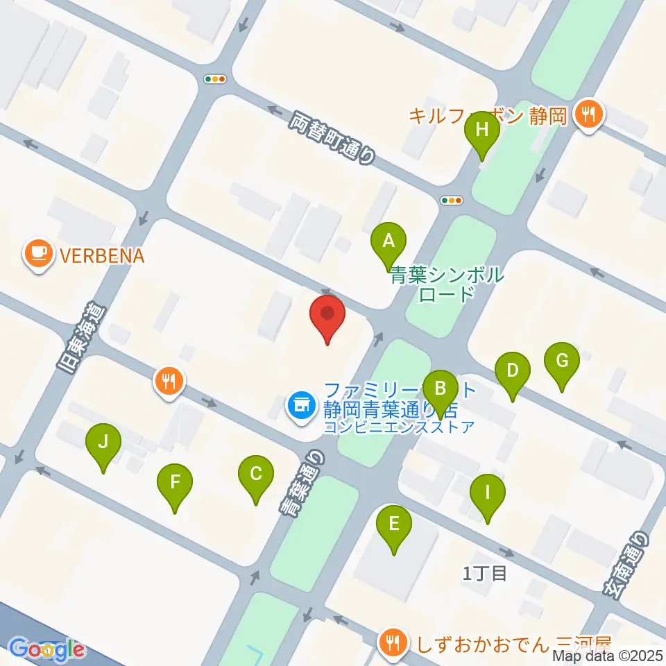 江崎ホール周辺の駐車場・コインパーキング一覧地図