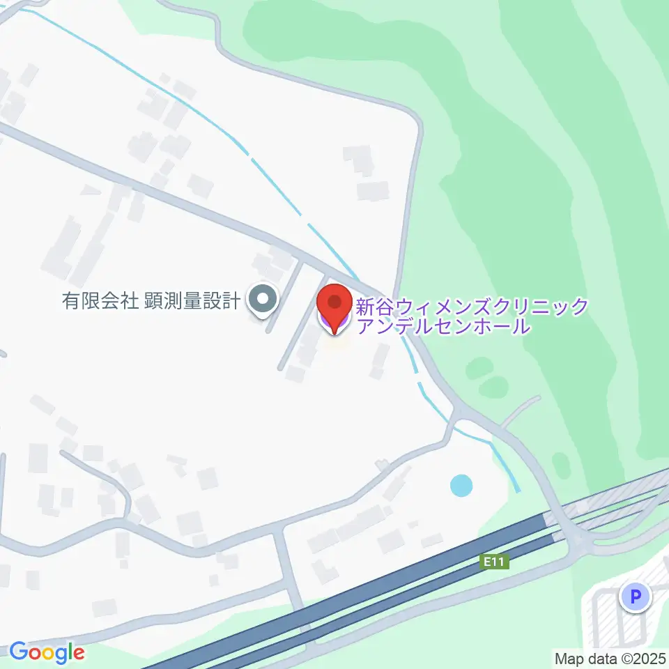 アンデルセンホール周辺の駐車場・コインパーキング一覧地図