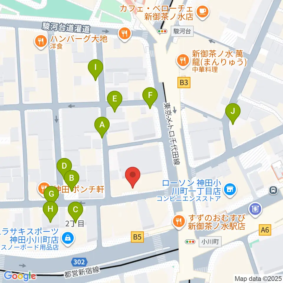 アーティファクト・ミュージックスクール周辺の駐車場・コインパーキング一覧地図
