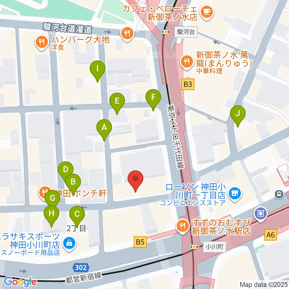 アーティファクト・ミュージックスクール周辺の駐車場・コインパーキング一覧地図