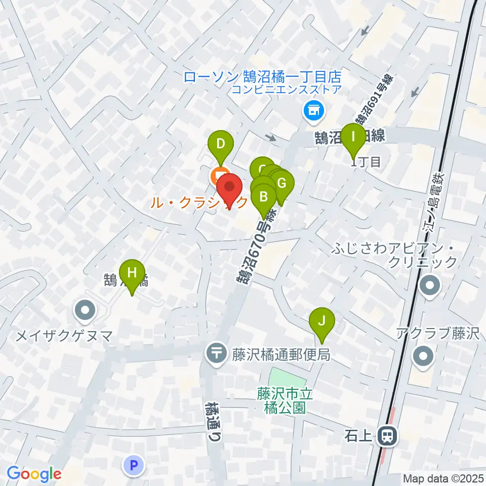 ル・クラシック周辺の駐車場・コインパーキング一覧地図