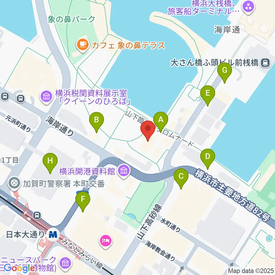 波止場会館周辺の駐車場・コインパーキング一覧地図