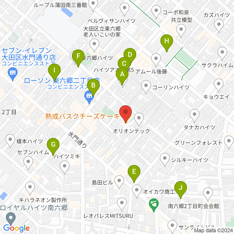 空音舎周辺の駐車場・コインパーキング一覧地図