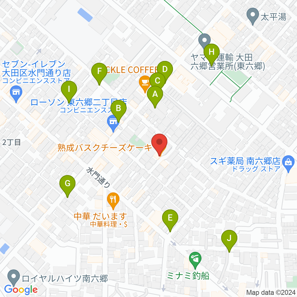 空音舎周辺の駐車場・コインパーキング一覧地図