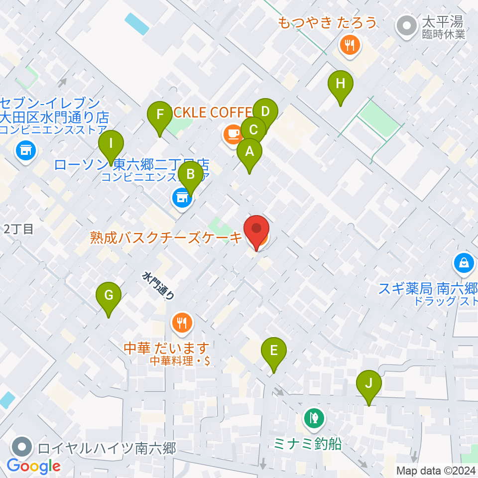 空音舎周辺の駐車場・コインパーキング一覧地図