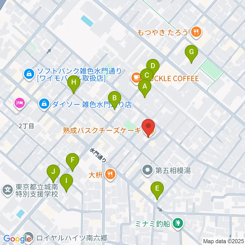 空音舎周辺の駐車場・コインパーキング一覧地図