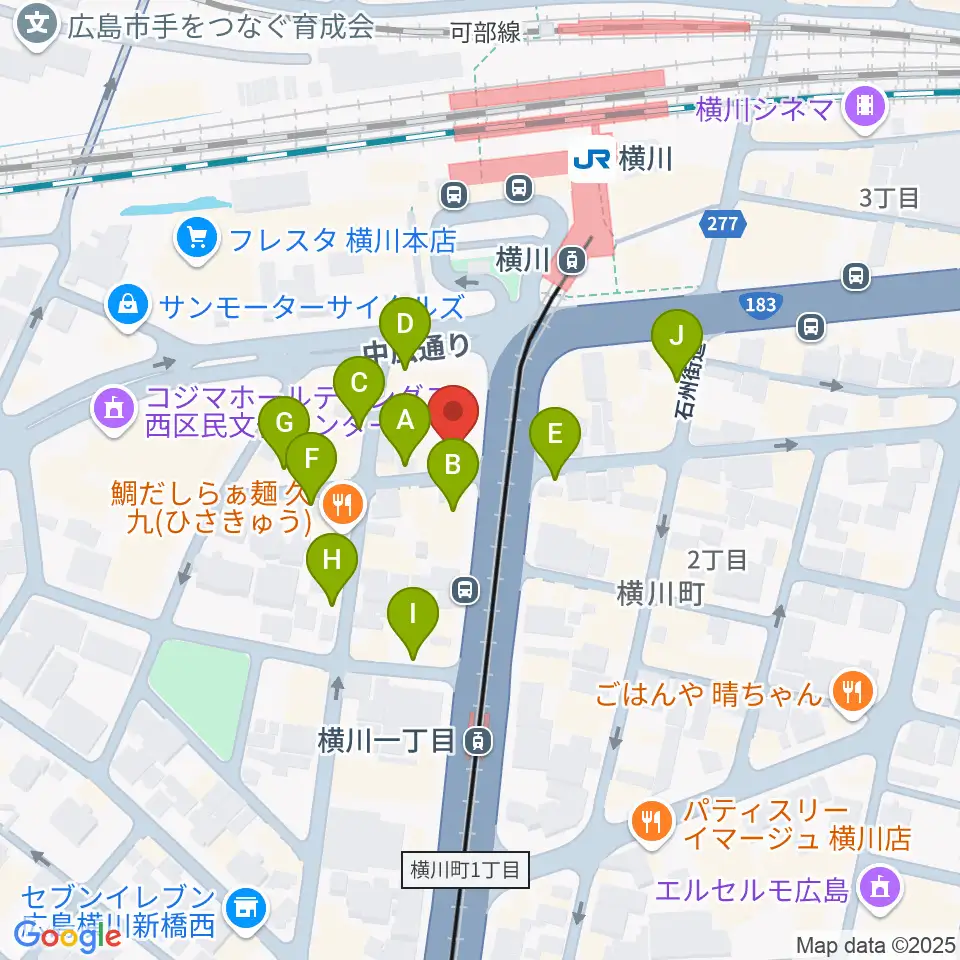 松本楽器店周辺の駐車場・コインパーキング一覧地図