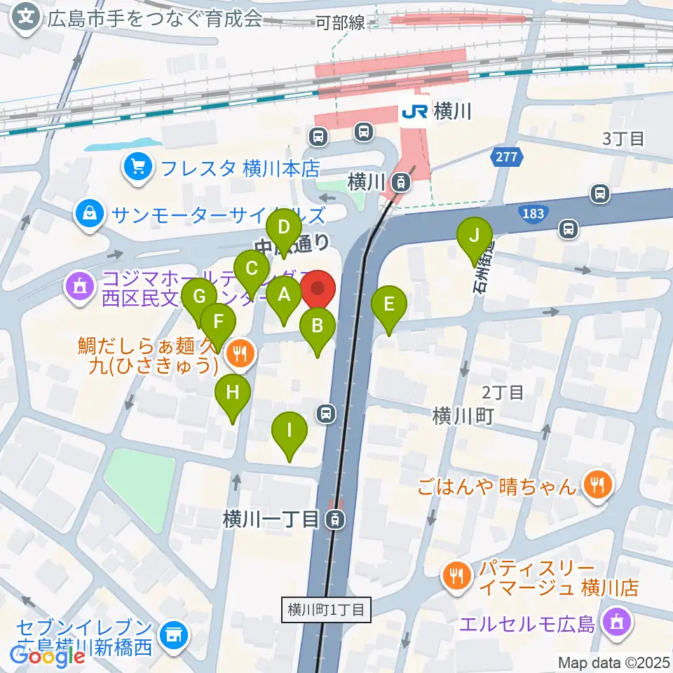 松本楽器店周辺の駐車場・コインパーキング一覧地図
