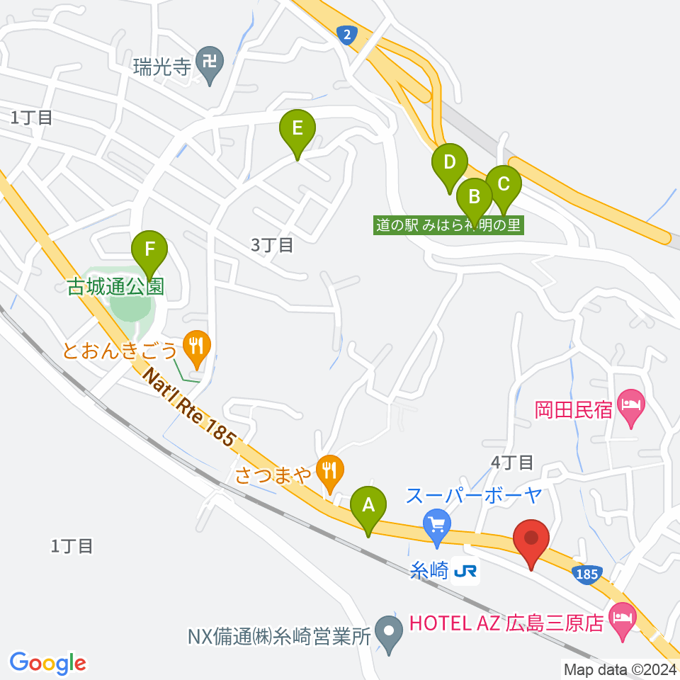 三原博志バイオリン工房周辺の駐車場・コインパーキング一覧地図