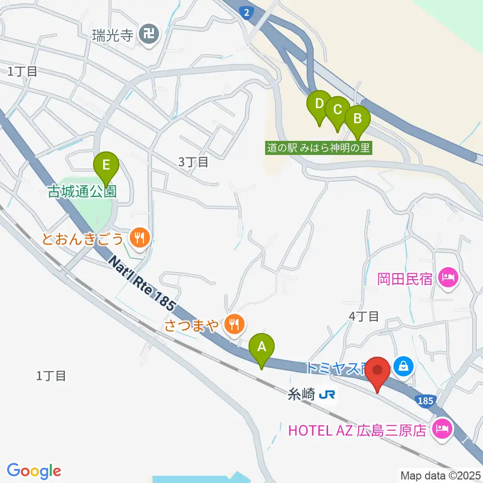 三原博志バイオリン工房周辺の駐車場・コインパーキング一覧地図