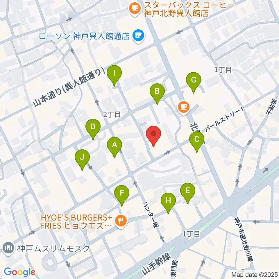 リードマン北野店周辺の駐車場・コインパーキング一覧地図