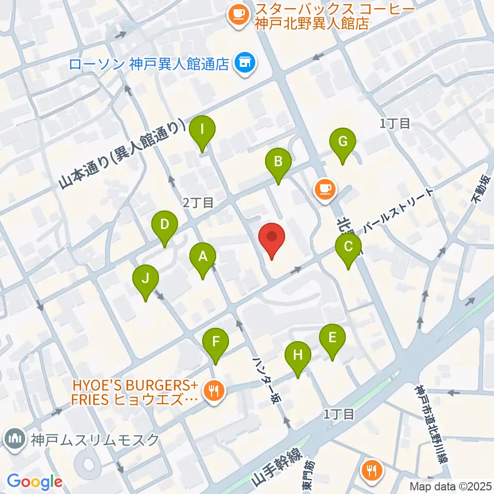 リードマン北野店周辺の駐車場・コインパーキング一覧地図