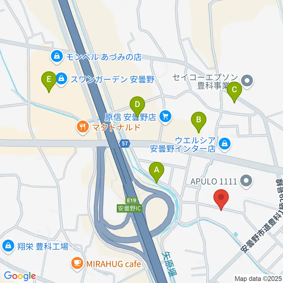 ギターショップEXCEL周辺の駐車場・コインパーキング一覧地図