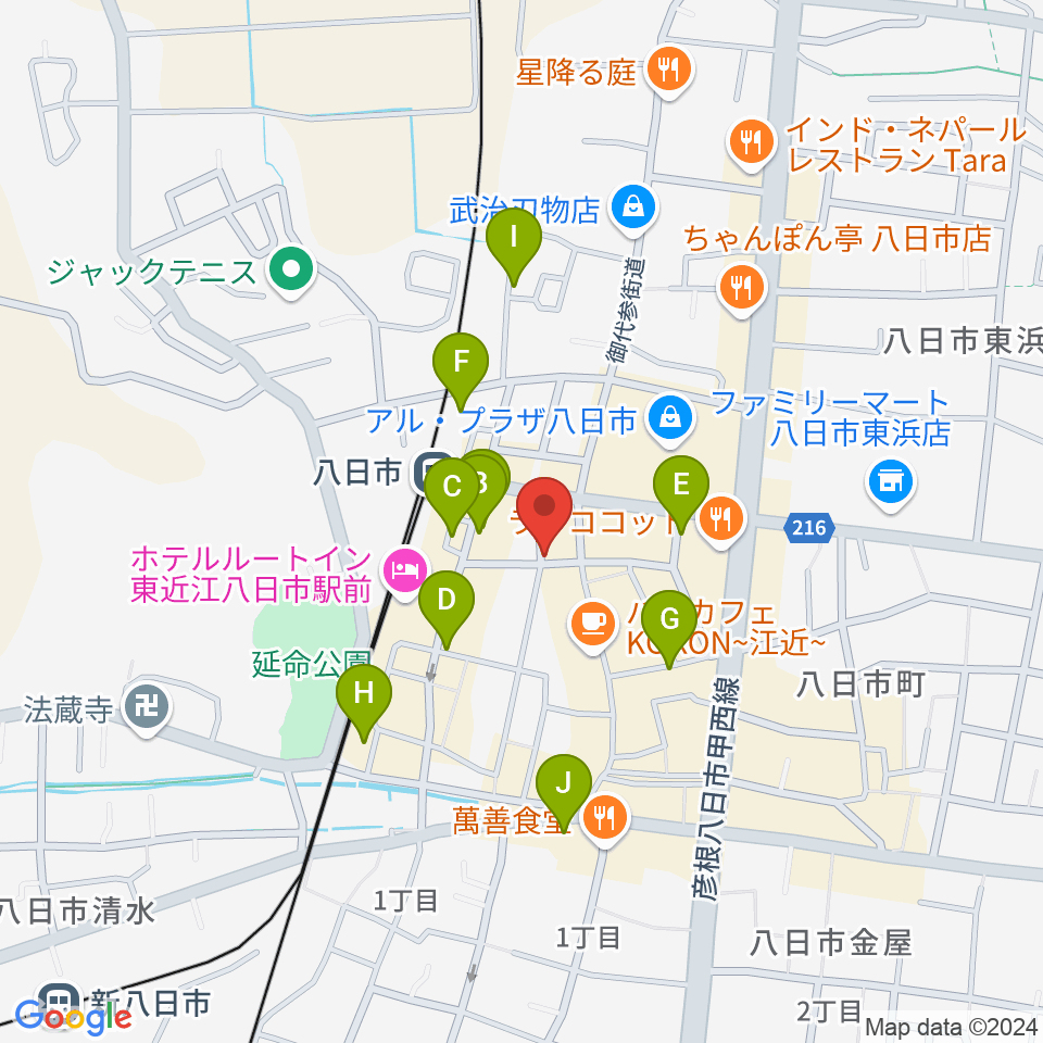 くらま楽器周辺の駐車場・コインパーキング一覧地図