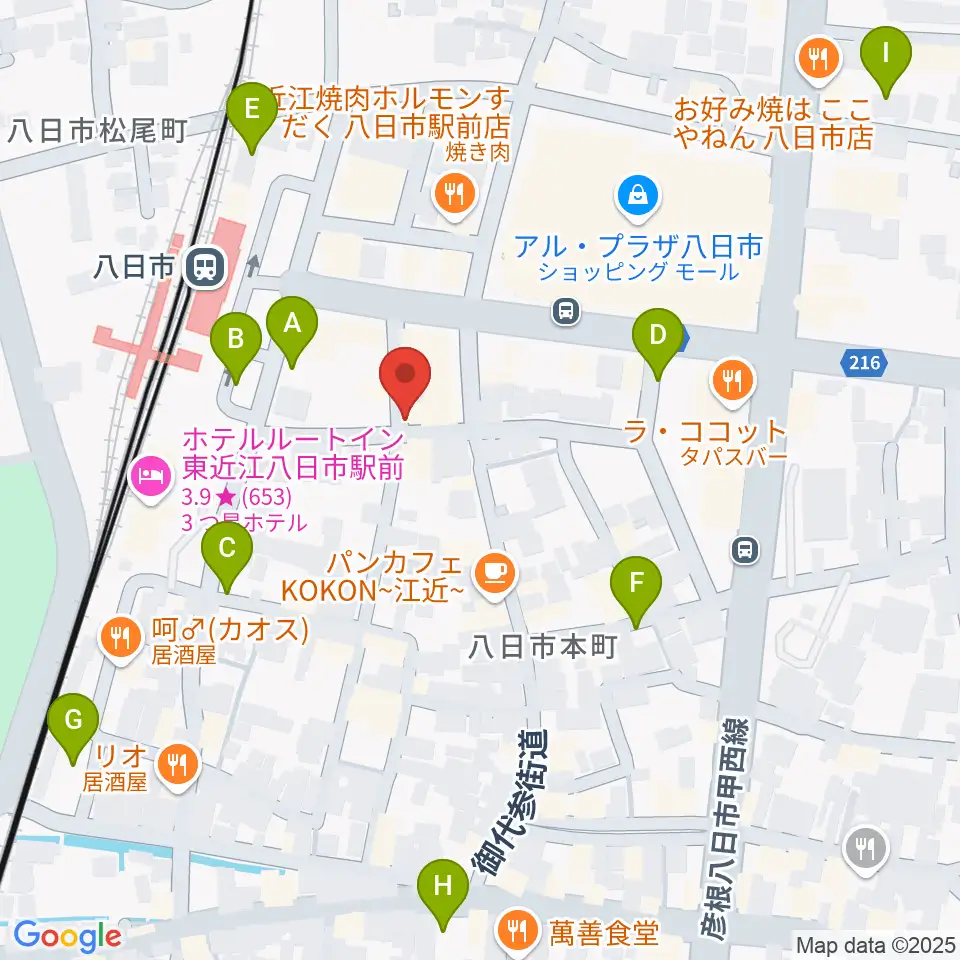 くらま楽器周辺の駐車場・コインパーキング一覧地図