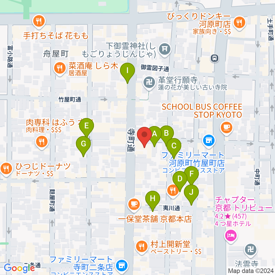 旭堂楽器店周辺の駐車場・コインパーキング一覧地図