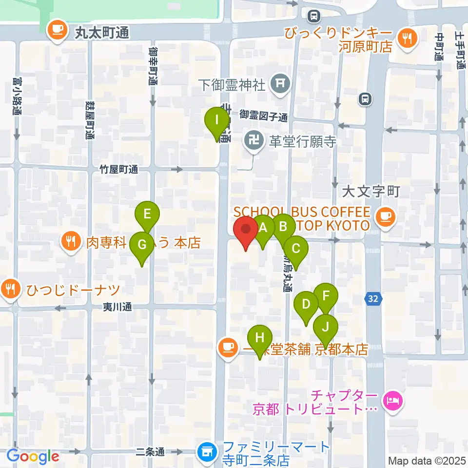 旭堂楽器店周辺の駐車場・コインパーキング一覧地図