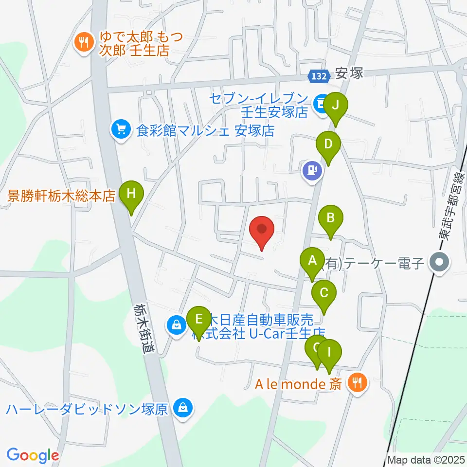 L.O.Aギターリペア周辺の駐車場・コインパーキング一覧地図