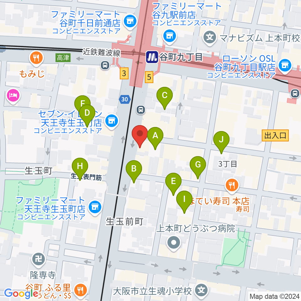 ドラムショップACT どらむ村周辺の駐車場・コインパーキング一覧地図