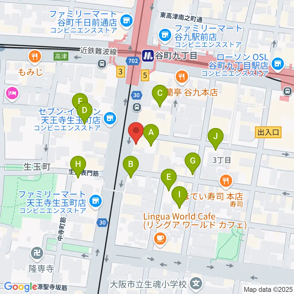 ドラムショップACT どらむ村周辺の駐車場・コインパーキング一覧地図