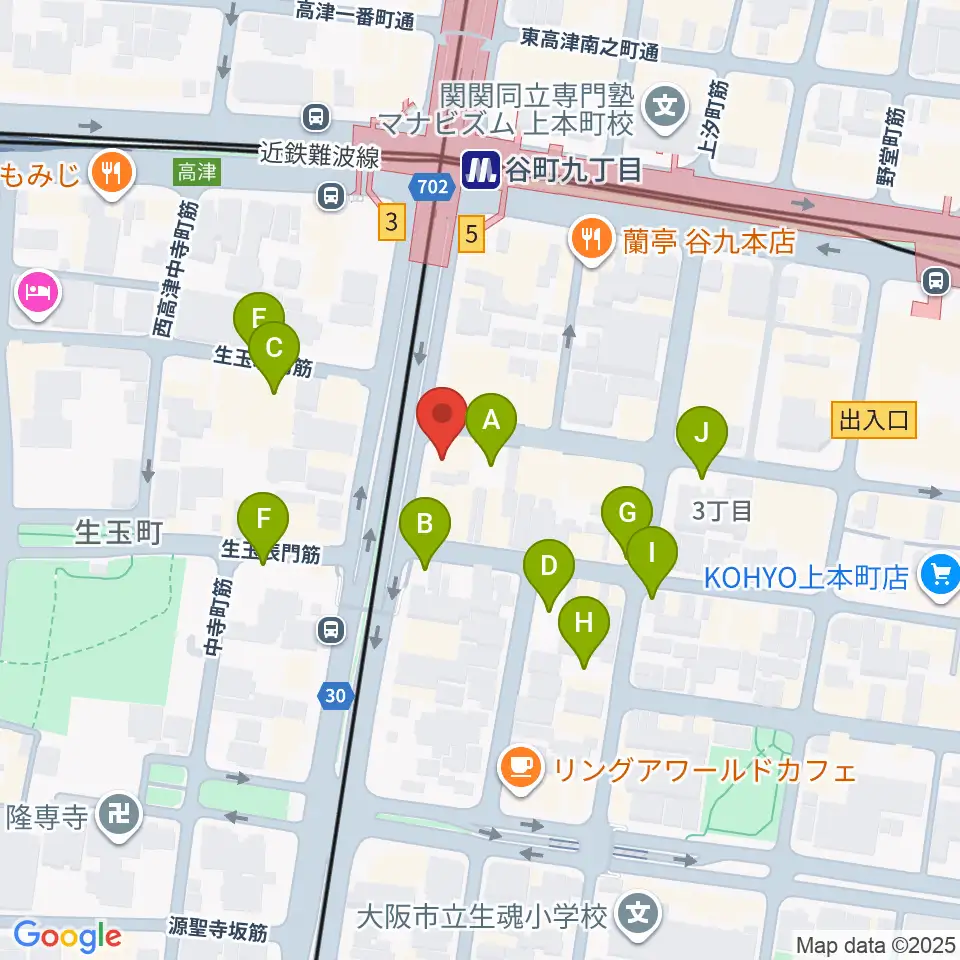 ドラムショップACT どらむ村周辺の駐車場・コインパーキング一覧地図