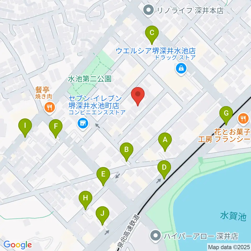 森楽器周辺の駐車場・コインパーキング一覧地図
